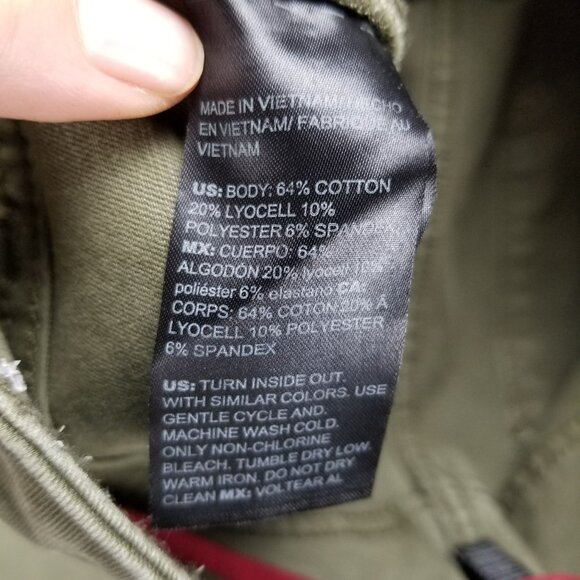 White House Black Market Jeans Womens 4 Olive Green The Sculpt Skinny Ankle - Picture 15 of 16